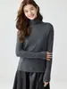 Outono/Inverno Novo Cashmere Feminino Gola Alta Segunda Pele Manga Longa Versátil Amigo da Pele Solto Emagrecedor Suéter Quente
