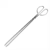 Pinça sanitária de aço inoxidável, pegador de lixo, cabo estendido para uso doméstico, recuperação de carvão, trabalhador de saneamento.