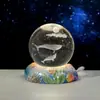 Lámpara de Escritorio Creativa Cielo Estrellado del Océano Bola de Cristal Luz Nocturna Bola de Cristal Lámpara de Ambiente Decoración de Escritorio Regalo de Cumpleaños para Niños