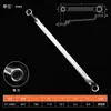 YATO Llave Flor de Ciruelo Doble Cabeza de Cuello Alto Torx Herramienta de Tablero Llave CRV Llave de Doble Propósito 5.5x7