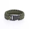 Pulsera Paracord Multicolor Pulsera Paracord de Siete Núcleos Trenzada Supervivencia de Emergencia al Aire Libre Pulsera de Cuerda Trenzada