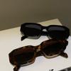 Gafas de Sol de Moda Blanqueadoras de Montura Grande Populares Gafas de Sol Cuadradas Asimétricas Gafas de Sol Populares Xiaohongshu Gafas de Sol Personalizadas