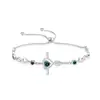 Pulsera Cruzada de Amor para Comercio Exterior Transfronterizo Moda Nuevo Estilo Lujo Ligero Temperamento Elegante Viaje Diario Joyería de Mano Chapada en Cobre Mujeres