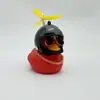 Enfeites de Carro de Pato Quebrando Pato de Natal Andando de Bicicleta Elétrica Decorações de Bicicleta Pato Vermelho Pequeno Interior Pato Amarelo Pequeno