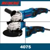 Amoladora Angular Meineng 220V 4075 Máquina de Corte Manual Enchufable Amoladora de Alta Potencia para Amolado, Eliminación de Óxido y Pulido