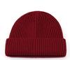 Chapéu de tricô com fio de núcleo chapéu frio pullover masculino e feminino chapéu de lã quente atacado de fábrica transfronteiriço chapéu melão
