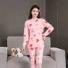 Conjunto de ropa interior térmica de algodón puro para niñas de otoño, conjunto de ropa interior cálida para adolescentes, pijamas para niños, camisetas y pantalones térmicos para niños