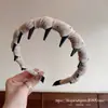 Diadema de estilo de cabello para la frente de caña alta 2026, versátil con dientes para un agarre antideslizante, diadema para lavarse la cara, colección de accesorios para el cabello para mujeres