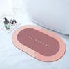 Diatom Mud Estofado Absorvente de Água Banheiro Luz Tapete de Luxo Carpete da Porta do Vaso Sanitário Tapete Antiderrapante Tapete para Pés
