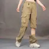 Pantalones de Trabajo Estilo Americano para Exteriores para Mujer, Pantalones Desmontables de Secado Rápido para Hombre, Pantalones Casuales Funcionales Finos de Verano para Senderismo y Montañismo para Parejas