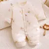 Ropa infantil Anyang 40g algodón mameluco de bebé abrigo de algodón fino mameluco de algodón puro para recién nacido ropa cálida de otoño e invierno para bebé
