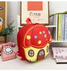 2026 Nova Mochila Infantil Fofa Casa Cogumelo Desenho Animado Opções Multicores Moda Mochila de Jardim de Infância para Bebê