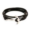 AliExpress comercio exterior moda popular vela náutica pirata aleación tejido PU pulsera venta directa de fábrica