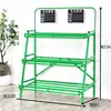 Prateleira de Frutas Rack de Exposição Três Níveis Rack de Legumes Prateleira de Supermercado Rack de Loja de Frutas Frescas Rack de Legumes Supermercado Simples
