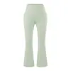 Pantalones de yoga acampanados cropped adelgazantes de cintura alta para mujer, 2026 otoño versátiles que realzan la figura, pantalones deportivos casuales de melocotón para glúteos