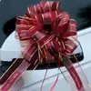 Arreglo de Boda al por Mayor Decoración de Coche de Boda Caja de Regalo Lazo Floristería de Bodas Flor de Cinta de Flor Dibujada a Mano Bola de Flor Tamaño Grande