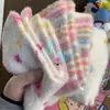 Meias Fofas de Veludo de Visão Quente Outono/Inverno para Mulheres, Meio da Panturrilha, Engrossadas, Quentes, Meias para Casa, Meias Peludas Dopamina