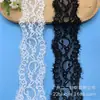 Ribete de Encaje Elástico con Pestañas de 6 cm en Stock del Fabricante, Accesorios de Decoración para Lencería, Ribete de Encaje