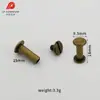Grandes Cantidades de Tornillos de Aleación de Zinc, Clavos Planos, Clavos Decorativos de Base para Cuero, Clavos de Cabeza Plana, Accesorios de Ferretería para Bolsas y Ropa
