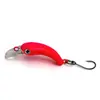 Atacado transfronteiriço micro-lagarta minnow 4cm 1.2g anzol único para pesca de robalo, peixe-mandarim e bagre