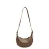 Bolsa pequena de nicho com senso de nível para mulheres, nova moda 2023, bolsa de ombro mensageiro casual, bolsa de bolinho versátil