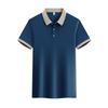 Ropa de trabajo Camisa tipo polo impresa con logo personalizado ropa de trabajo Camiseta manga corta cuello de solapa para hombre y mujer camisa cultural corporativa bordado personalizado