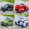Coche de Policía de Inercia para Niños Juguete Niño Simulación Todoterreno Resistente a Caídas Coche de Bomberos Modelo de Coche Puesto Callejero Regalo Venta al por Mayor