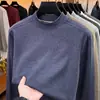 Suéter Casual Cálido de Punto Jacquard con Cuello Redondo y Manga Larga para Hombre Otoño/Invierno 2026 Camiseta Base de Punto Amigable con la Piel Fabricante Venta al por Mayor