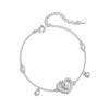 Pulseira Love Sterling Silver 925 Feminina Design de Nicho Leve Pulseira de Zircônia de Luxo Estilo com Sua Pulseira