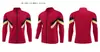 Fabricante de origen suéter de punto con cuello alto para otoño e invierno, cremallera, manga larga, jersey de entrenamiento, chaqueta deportiva casual para hombre y mujer, estampado