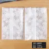 Máquina de biscoitos de floco de neve saco selado a vácuo saco para bolo da lua saco para chá perfumado saco de chá saco selado a vácuo saco de confeitaria fosco com laço saco para doces