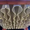 Fita de LED para Ambiente de Restaurante de Acampamento ao Ar Livre, Luzes de Corda à Prova d'Água para Teto de Gaze, Decoração de Festa de Casamento