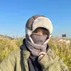 Gorra de Invierno Lei Feng para Hombre, Unisex Invierno Hombres Máscara a Prueba de Frío del Noreste para Ciclismo y Bicicletas Eléctricas, Gruesa Cálida y a Prueba de Viento