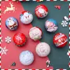 Presente de Natal criativo desenho animado bola de ferro redonda armazenamento fábrica de presentes vendas bola de elfo