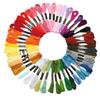 Hilo para Punto de Cruz de 50 Colores Hilo de Bordar Poliéster-Algodón Individual 8m Cableado de Bordar Hecho a Mano DIY Hilo de Bordar Mismo Estilo Douyin