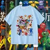 Camiseta de Manga Corta Pizzy's Parlor para Niños, Top de Verano para Niños Mayores, Moda de Media Manga