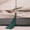 Fivela Ping An de 13CM com Franja de Borla Ruyi para Hanfu, Pingente de Pressão, Elementos de Estilo Chinês, Acessórios de Decoração, Jóias com Espinho para Pendurar