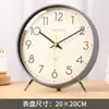 Reloj de Mesa Sala de Estar 2025 Nuevo Reloj de Escritorio Péndulo Escritorio Pantalla de Reloj Grande Hogareño Reloj Despertador Digital Adornos