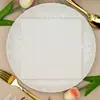 [Estoque Pronto] Cor Sólida 25*25cm Guardanapo de Papel Impresso Descartável Layout de Restaurante Estilo Quente Amazon