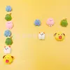Novo Monstro Fofo de Desenho Animado Resina Pequenos Acessórios DIY Decoração de Presilha de Cabelo Grampo de Cabelo Chaveiro Material para Crocs
