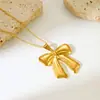 Colar Pingente Exclusivo de Aço Inoxidável Transfronteiriço Moda Europeia e Americana Feminino Corrente de Suéter 18K Joias Versáteis da Moda Atacado
