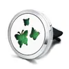 Clip de aromaterapia para coche de acero inoxidable 316L, clip para ventilación de coche, clip para bálsamo y perfume para coche, clip con forma de árbol de perfume para coche