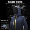 Ropa de asalto impermeable de una pieza logo personalizado más terciopelo abrigo de trabajo overol cortavientos reflectante ropa de trabajo express exportación
