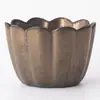 Tigela de Cerâmica Vintage em Forma de Pétala para Lavar Chá, Conjunto Criativo de Chá Kung Fu, Acessórios para Cerimônia do Chá, Bacia de Água Doméstica, Recipiente para Borra de Chá, Lavador de Pincéis