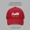 Gorra para Mujer Bordada con Letra Casual Versátil Para Mostrar la Cara Estilo Japonés Pequeño Retro Visera Dura Gorra de Béisbol