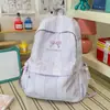 Mochila a cuadros simple estilo coreano para mujer, adecuada para estudiantes de secundaria, preparatoria y universidad, gran capacidad, elegante, ligera, mochila casual