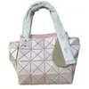 Bolso Original Japonés Acolchado Geométrico de Diamantes Nuevo Bolso de Hombro Cuadrado Grande en Forma de Diamante Estilo Commuter para Mujer