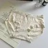 Calcinhas femininas de algodão sem costura, hipoalergênicas, antibacterianas, respiráveis, doces, versáteis, de cintura média, que abraçam o quadril, para mulheres