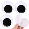 Grande preto e branco olhos móveis fábrica direta plástico brinquedos educacionais crianças DIY artesanato artesanato olhos móveis