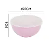 Tazón redondo de paja de trigo transfronterizo para arroz con tapa tazón para sopa tazón de plástico cocina doméstica sellado para conservar la frescura tazón para la cena venta al por mayor